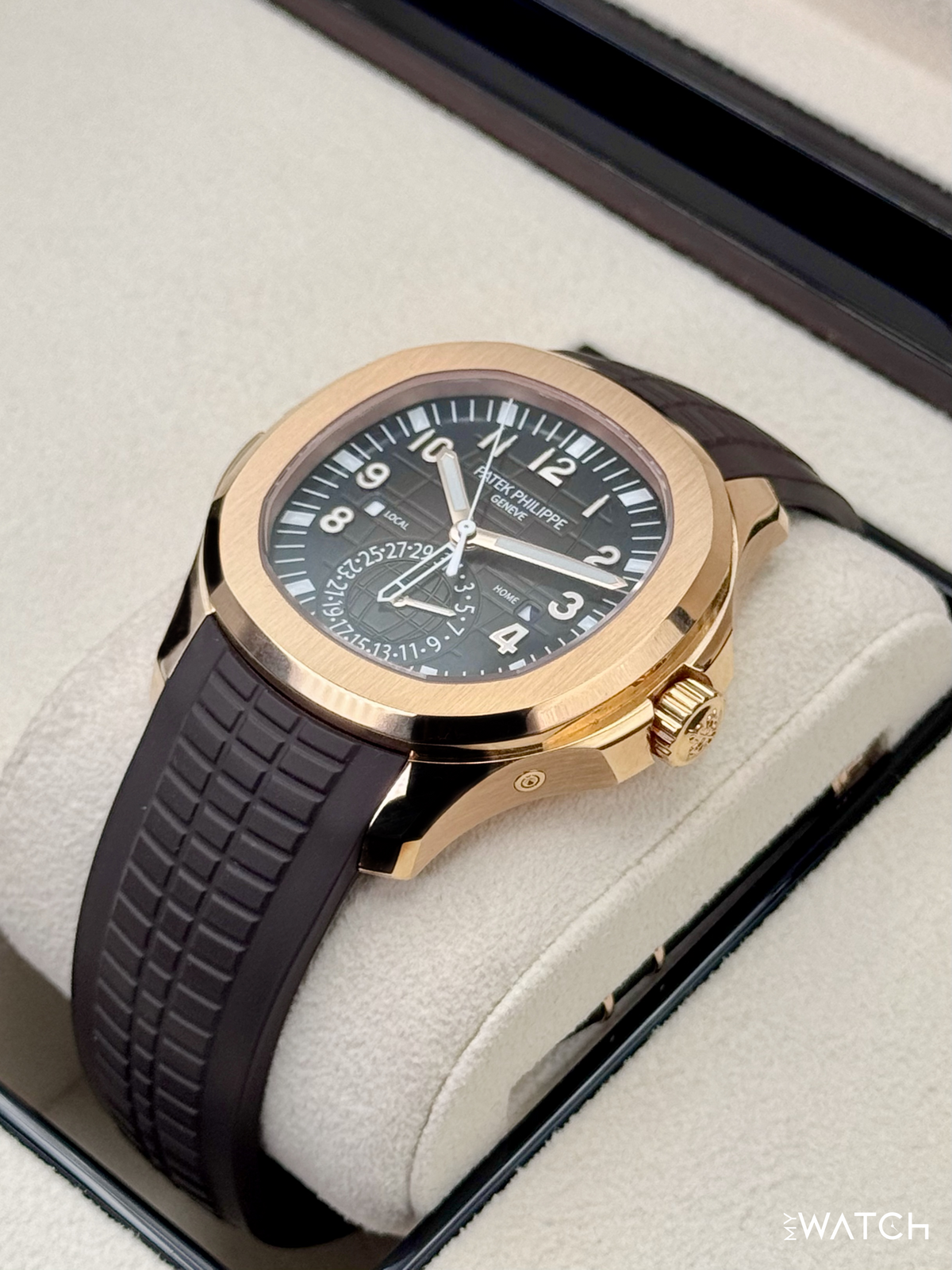 Patek Philippe Aquanaut 40.8mm 5164R-001 Rose Gold Brown Dial