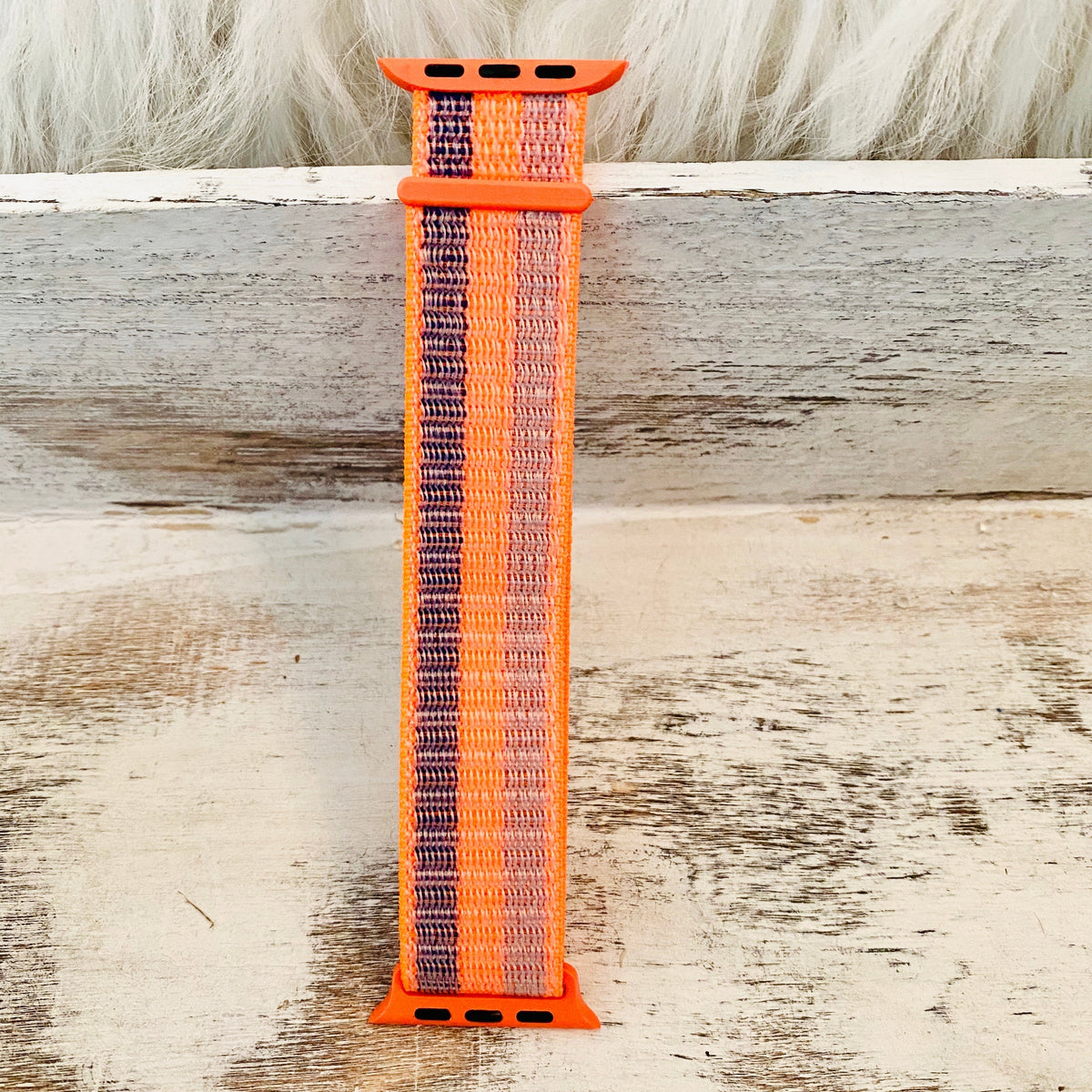 Nylon Fabric Loop Band For Apple Watch Multiple Colors Available