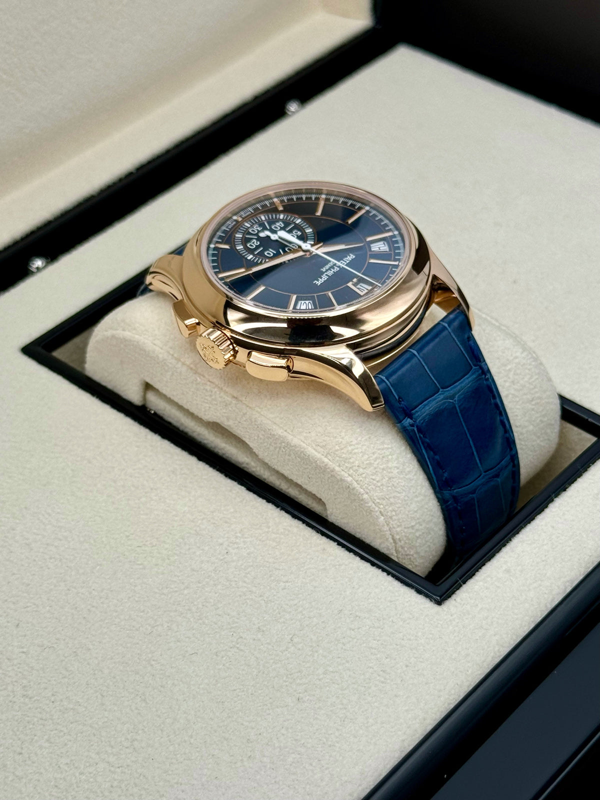 NEW 2026 Patek Philippe 5905R Flyback Chronograph Annual Calendar Blue Dial