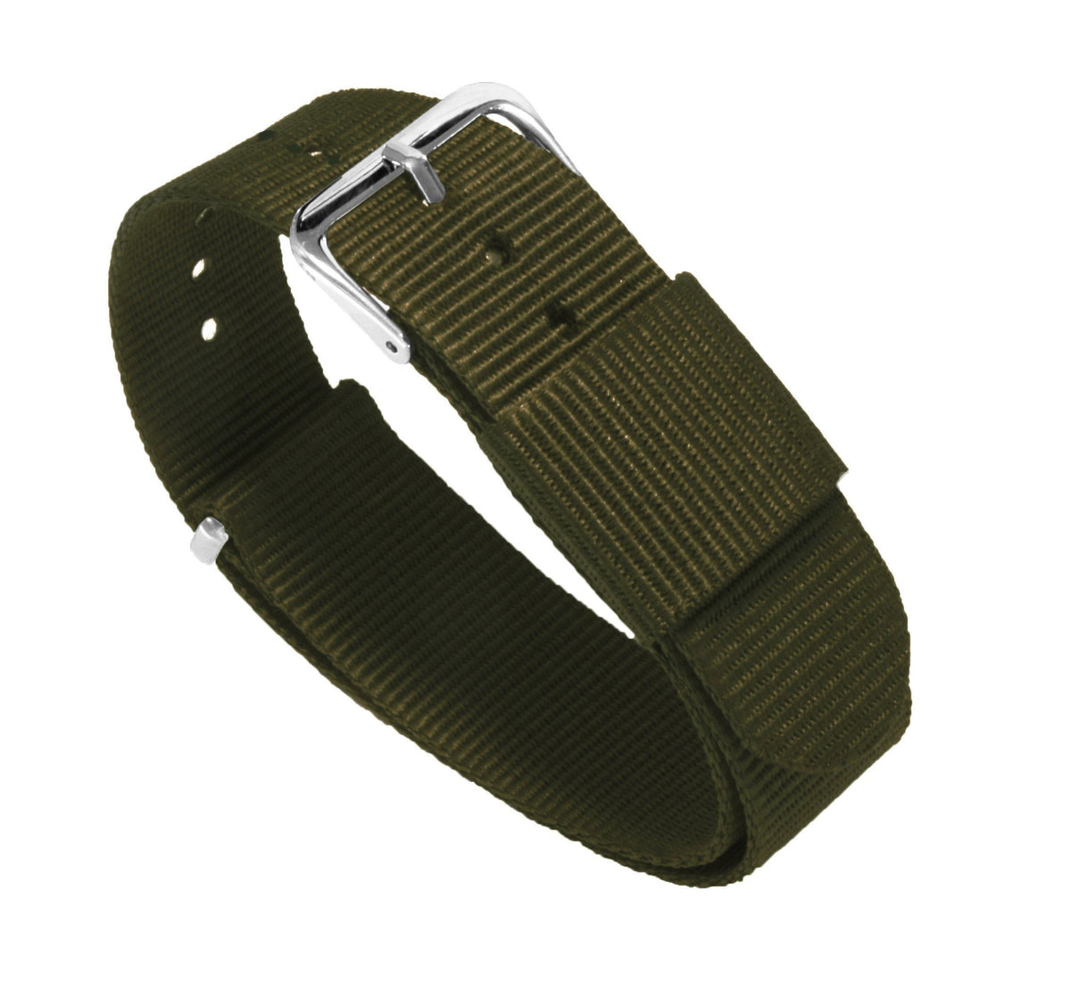 Army Green Nylon NATO® style 18mm Watch Band