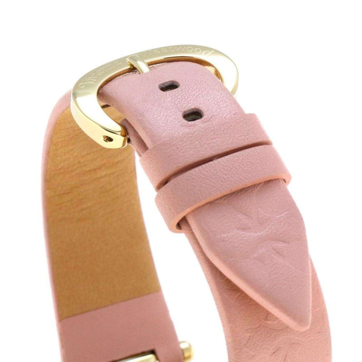 Vivienne Westwood Orb II 32mm Pink Dial Leather Ladies Quartz Watch VV006PKPK