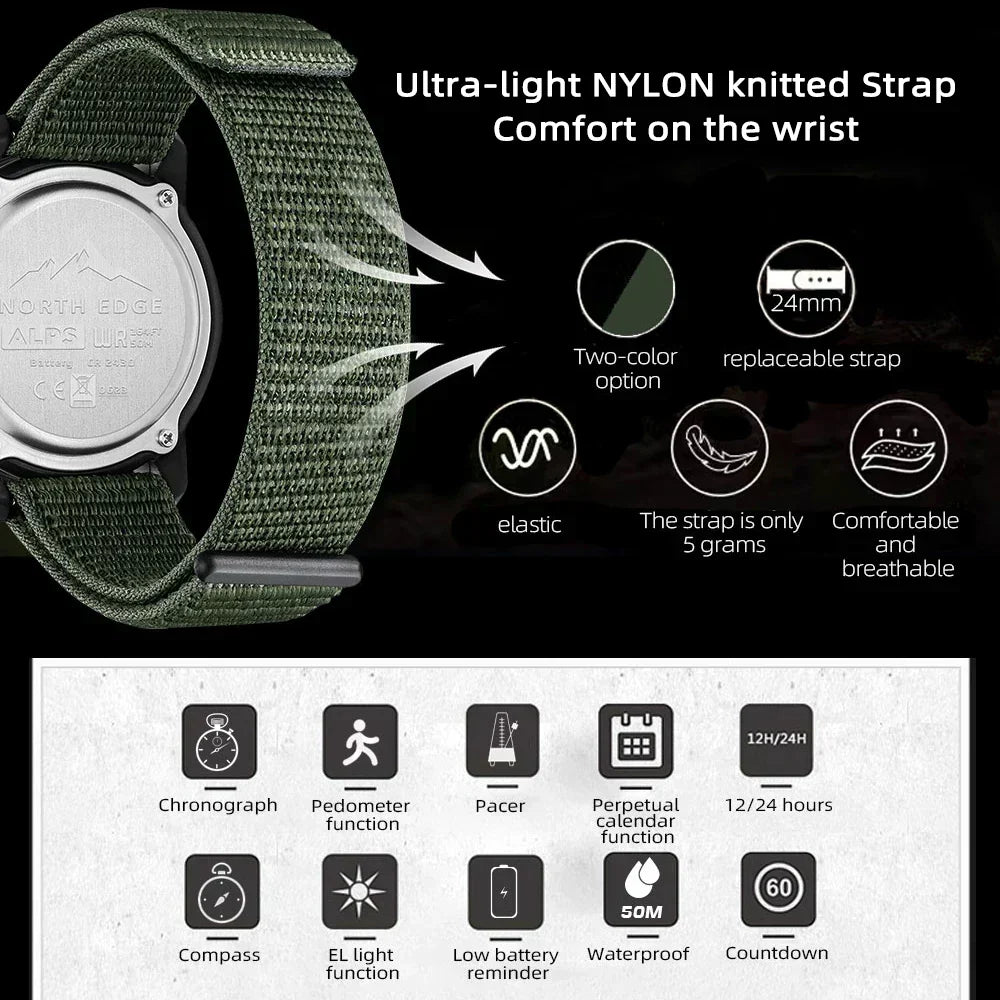 ALPS Outdoor Digital Watch – North Edge