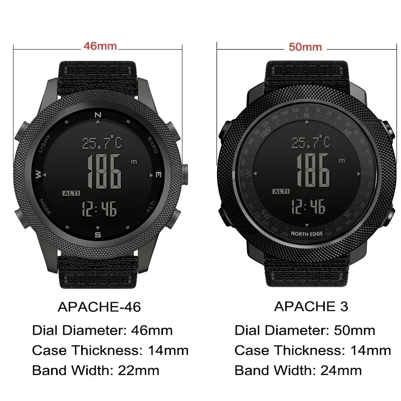 Apache 46 Outdoor Digital Watch – North Edge
