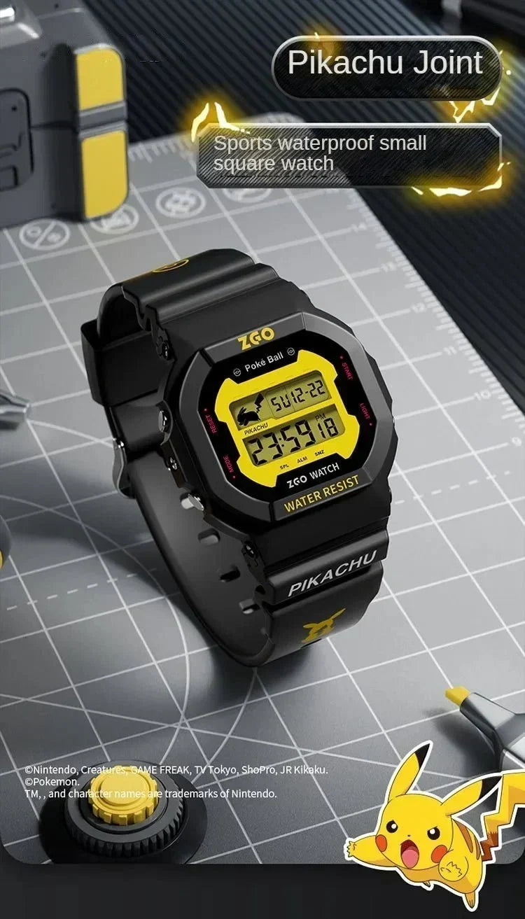 ZGO Pikachu Digital Watches